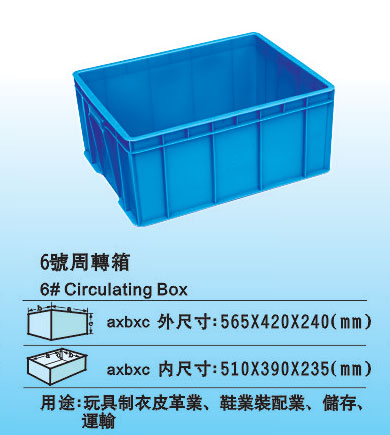 6#塑料周轉(zhuǎn)箱 塑料膠箱廠(chǎng)家 批發(fā)周轉(zhuǎn)箱