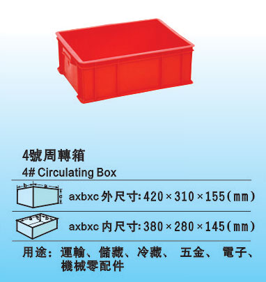 4#塑料周轉(zhuǎn)箱 環(huán)保五金膠箱廠(chǎng)家 電子專(zhuān)業(yè)周轉(zhuǎn)箱